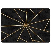 vidaXL Alfombra lavable antideslizante 160x230 cm Color Beige y dorado,  Antracita,  Gris y mas Alfombras de área  Alfombra de Piso para Sala de Estar Dormitorio Habitación Salón - details 2
