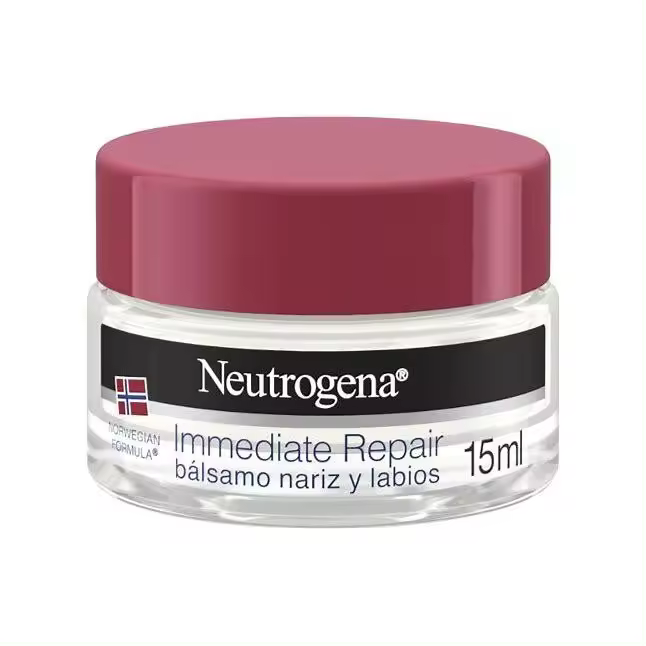 Neutrogena Bálsamo Reparador 15 ML - Reparación Inmediata Nariz y Labios - 1