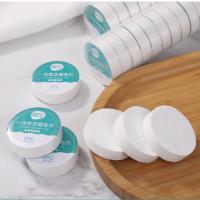 Toallas De Rostro Desechables Comprimidas Absorción Mágica De Agua Portátiles Para Viajes Y Negocios 30*40cm*10pcs/lot Blanco - details 3