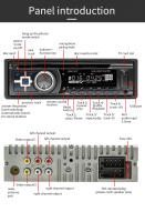 Reproductor De DVD Para Coche BQCC 1 Din Con BT USB FM Radio AUX TF Control Remoto Estéreo De Protección Del Poder Ajuste De EQ Sonido - details 10