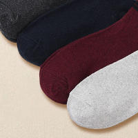 5 Pares De Calcetines De Lana Gruesos Estilo Étnico Retro Para Hombre Calcetines Medio Tubo Para Otoño E Invierno Calientes - details 4