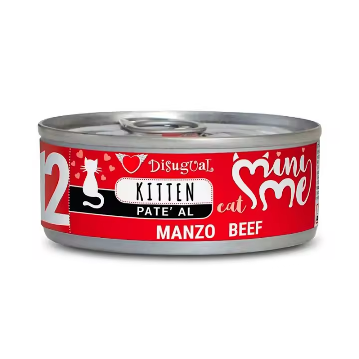 Disugual Mini-Me 12 Kitten Latas de Ternera para Gatitos - 12 x 85gr - 1