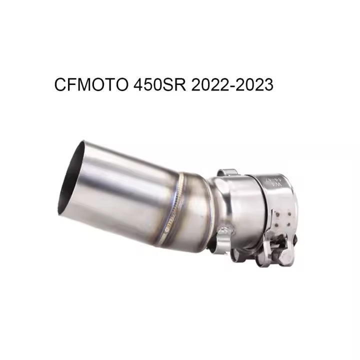 Sistema De Escape Para Motocicleta CF 450SR Sección Media De Tubo De Acero Inoxidable Modificado Adecuado Para CFMOTO 450SR 2022 2023 - 1
