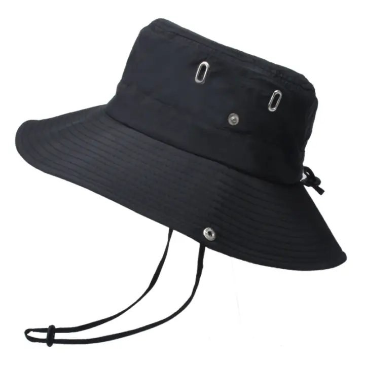 Sombrero De Pescador Unisex Xinbaoguan 100% Poliéster Verano Transpirable Sombrilla Grande Color Sólido Protección Solar Para Hombres Y Mujeres - 1