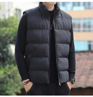 Chaqueta Sin Mangas Para Hombre 5XL Impermeable Cierre De Cremallera Collarín De Invierno Casual Prenda Exterior De Otoño E Invierno - details 7