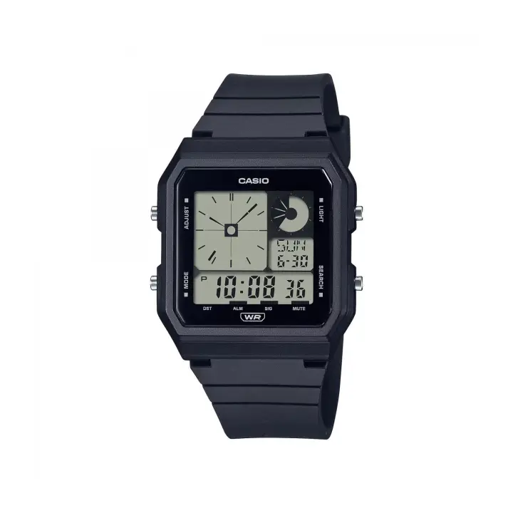 reloj unisex Casio LF-20W-1A Hora Doble Twin Graph alarma 5 alarmas Luz Led - 1