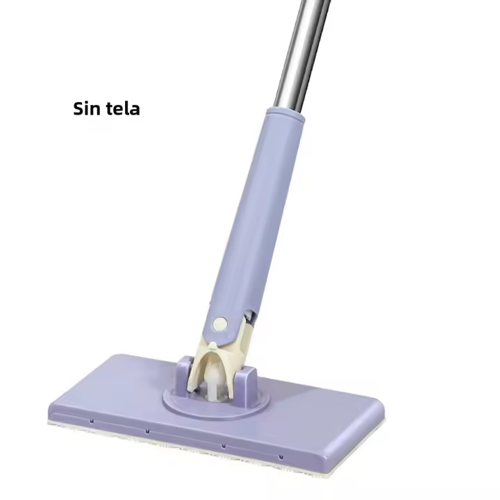 Mopa Portátil Mini Automática Para Papel De Toalla 360° Rotación Herramienta De Limpieza Para Piso Ventanas Eliminación De Polvo Sin Telas - 1