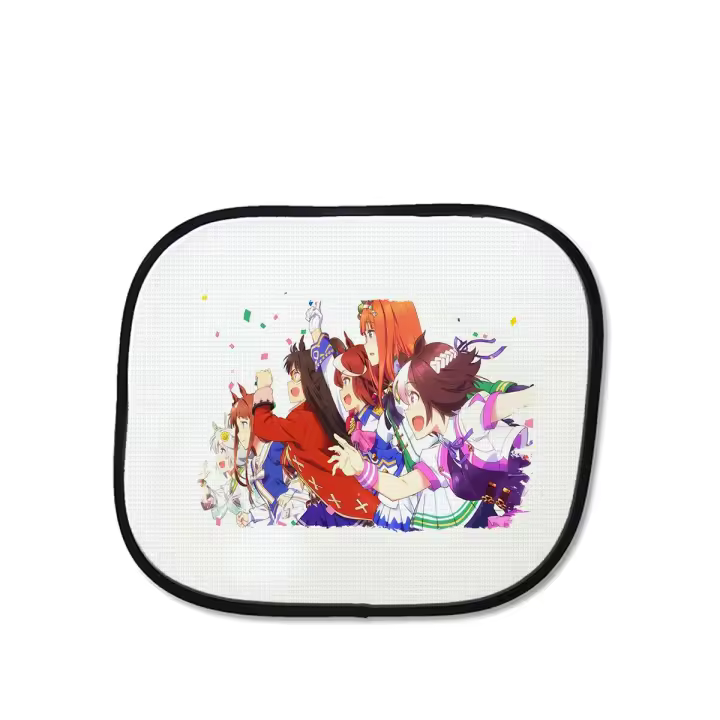 MERCHANDMANIA Parasol serie anime videojuego chicas caballo rpg carreras sunshield coche - 1