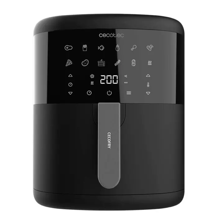 Freidora de aire Cecotec Cecofry Bombastik 6000 1700W 6L 12 modos de cocinado negro - 1