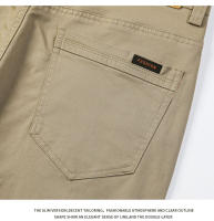 Pantalones Casuales Para Hombre 97% Algodón Negro Caqui Gris Azul Estilo Slim Recto Cierre De Cremallera Moda Pantalones Largos - details 27