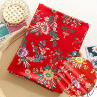 Tela De Brocado Floral Retro En Jacquard Para Vestido De Escenario Traje De Sastre Decoración Del Hogar Bolsa De Satén DIY Artículos De Tela - details 7