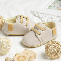 Zapatos De Cuero PU Retro Para Bebés Niños Y Niñas Estilo Británico Multicolor Antideslizantes Para Primera Caminata Suela De Goma Casual Para Niños Y Niñas - details 11