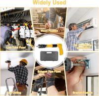 Kit Clavadora Hormigón 120 Clavos + Varilla Extensible | 5 Niveles y Rotación 360° para Instalación Muro/Madera/Hogar con Maletín - details 7