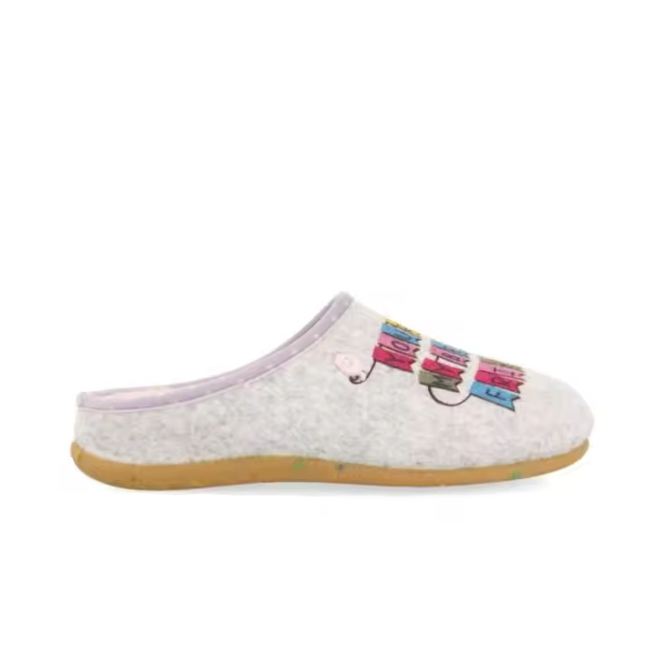 Hot Potatoes 67581 Zapatillas de casa Errill para niño en gris de textil - 1