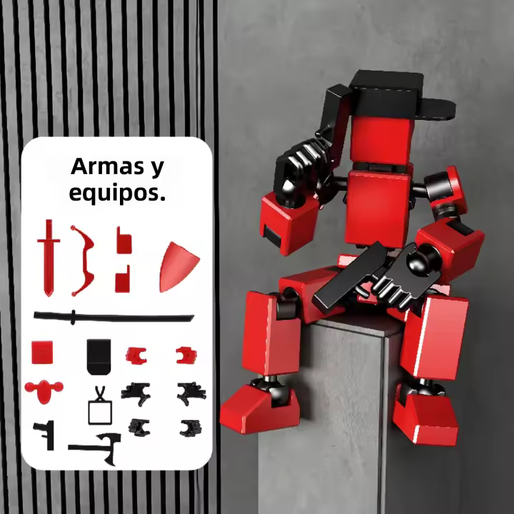 Muñecos 3D Multieje Juguetes Educativos Para Niños Mayores De 3 Años Y Adultos Decoración Manualidades Artesanales - 1