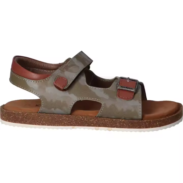 Sandalias de Niño KICKERS 694911-30 FUNKYO 203 KAKI CAMOUFLAGE - 1