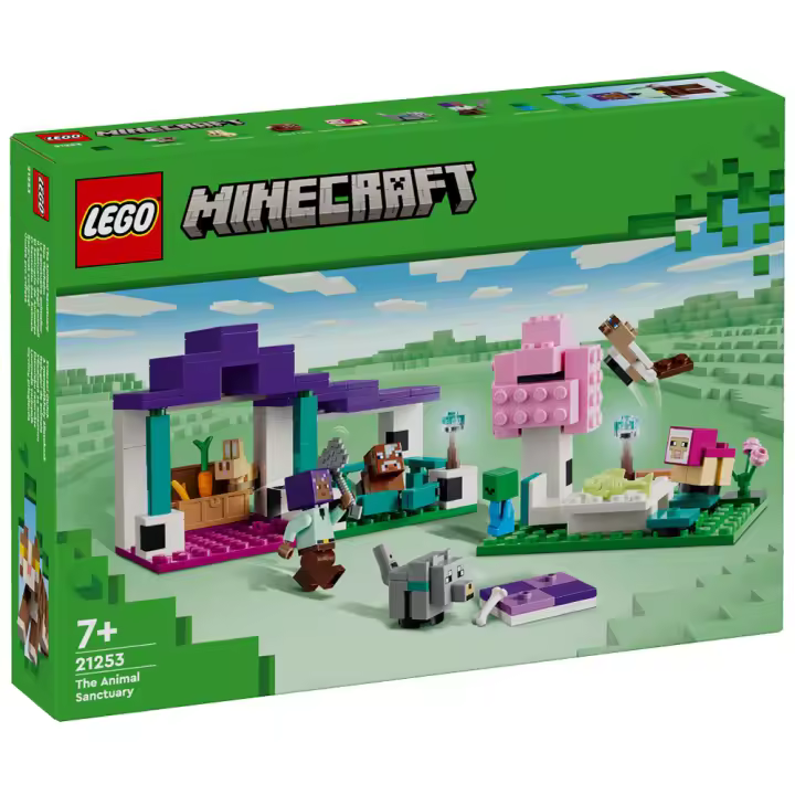 LEGO MINECRAFT - EL SANTUARIO DE ANIMALES, 21253, TIENDA CON LICENCIA OFICIAL - 1