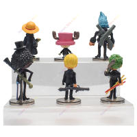 Set De 6 Figuras De Acción One Piece Anime Luffy Chopper Sanji Zoro Brook Q Versión 26ta Generación Juguetes PVC Modelo Para Niños - details 4