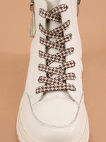1 Par De Laces De Bird Grid Personalizados Para Hombres Y Mujeres Adecuados Para Deportes Y Múltiples Tipos De Zapatos - details 14