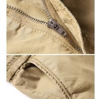 Pantalones De Cargo Para Hombre Casual Algodón Talla Medio Estilo Militar Táctico Full Length Con Bolsillos Pantalones Diarios - details 7