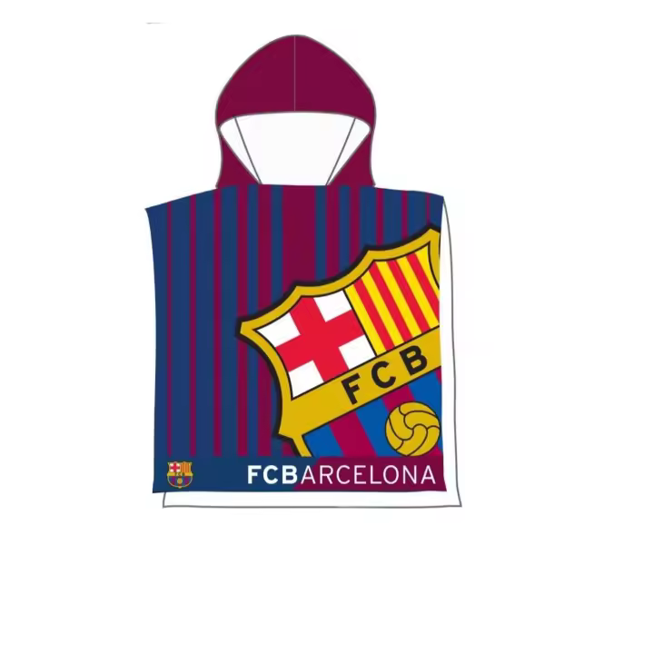 PONCHO PLAYA FC BARCELONA 55*110CM - 1