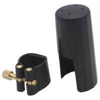 Mandíbula De Fagot Alto Soprano Tenor Saxofón Con Ligadura Y Tapa Correa De Cuero Para Instrumentos De Madera Accesorios De Instrumento Musical - details 0