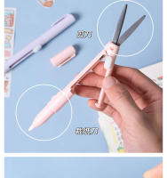 Tijeras Multifuncionales De Mano Mini Para Engrafado Corte De Papel Herramienta De Trabajo Con Hoja Redonda Y Recta - details 6