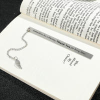Marcapáginas De Acero Inoxidable Elegante Para Amantes De Los Libros Regalo Para Profesores Y Estudiantes Suministros Escolares Marcador De Lectura - details 3