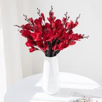 1PC Bouquet De Magnolias Artificiales Para Decoración De Hogar Bodas Navidad Fiestas Fotografía Accesorios Novia - details 4