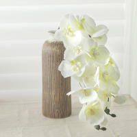 Orquídea De Mariposa Artificial Largarama Para Decoración De Casa Boda Navidad DIY Corona De Navidad Flores De Seda Para Cortina Y Pared - details 0