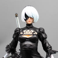 Figura De Juego Nier Automata 2B 27.5cm Cuatro Estilos Estatua De Mecha Lifeform Decoración De Escritorio Regalo De Juguetes Para Coleccionistas - details 15