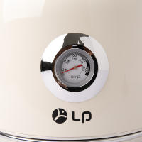Hervidor de Agua Retro [1,7 L, 2200 W], Crema, Acero Inoxidable, Con Indicador de Temperatura y Nivel de Agua Exterior en Diseño Retro - details 3