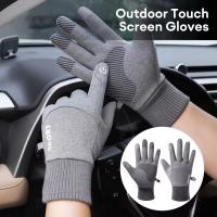 Guantes Térmicos De Invierno Para Ciclismo Deportes Al Aire Libre Motocicleta Esquí Toque De Pantalla Linterna De Poliéster Unisex - details 1