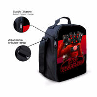 Set De Tres Piezas Buzo Antigua Con Estampado De Gato Cartoon Cuerda De Hombro Curvada Ajustable Bolsa Mensajera De Malla De Alta Capacidad Impermeable - details 3