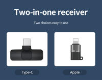 Mini Micrófono Lavalier Inalámbrico Para iPhone Y Android Grabación De Audio Y Video Portátil Para Transmisión En Vivo Juego Y Streaming - details 11