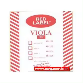 CUERDA VIOLA-Super Sensitive (Red Label 414) (Aluminio) 4ª Medium Viola 4/4 - 1