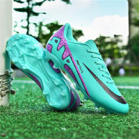 Nuevos Zapatos De Fútbol Ultraligeros Para Hombres Con Suela De Goma Respirables Y Microfibra Botas De Fútbol De Interior Con Tornillo Largo Entrenamiento Deportes Y Moda - details 18