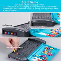 Juego De Tablero Code Breaker - Juguetes Coder Vs Decoder - Estrategia Mental Juego Portátil Para Desarrollar Cerebro - details 2