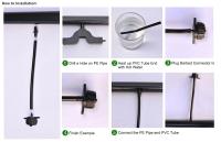 Emisores De Rociador De Compensación De Presión Ajustables 100/200 Pcs Para Riego Por Drip En Jardín Y Césped Microconectores Compensadores De Presión - details 4