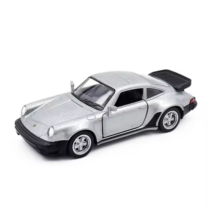Coche De Juguete a Escala 1/36 Porsche 911 Turbo Aleación Diecast Retro Con Retroceso Para Colección Y Regalo Para Niños - 1