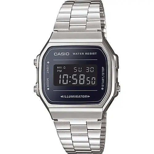 RELOJ CASIO A168WEM-1EF DE HOMBRE RETRO VINTAGE EFECTO ESPEJO - 1