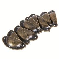 Manija De Puerta De Armario Y Cajón Antigua 5 Piezas Metal Para Muebles Pull Handle Shell Diseño Vintage Para Decoración De Hogar - details 6