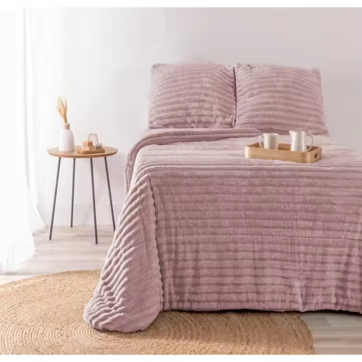 EDREDON JACQUARD DONE ROSA INVIERNO - 1