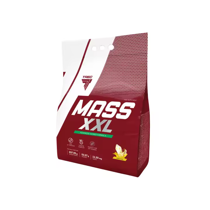 Mass XXL Gainer | 1Kg | Suplemento Proteico para Aumento de Peso Rápido | Ideal Post-Entrenamiento | TREC NUTRITION - 1
