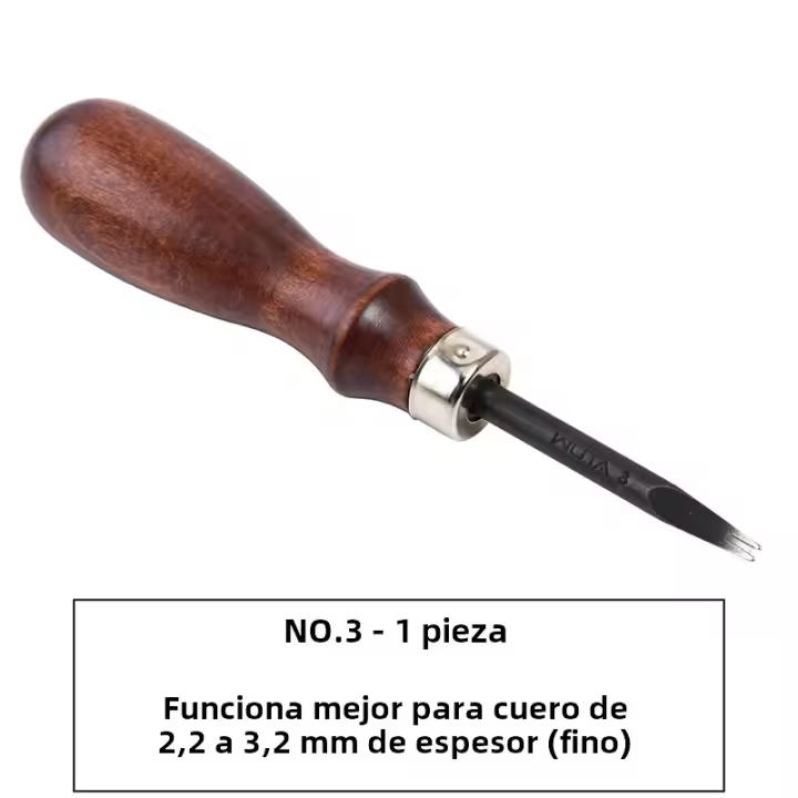 Borrador De Borde De Cuero De Cuero Goma WUTA Herramienta De Pulido Y Polvo Para Fabricación De Cinturones De Alta Carbono Acero - 1
