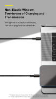 Cable De Datos Baseus PD 20W Para iPhone 14 13 12 pro Max Tipo C Carga Rápida Para Macbook iPad Mini Air 1m/2m Tejido Sin Químicos De Alta Preocupación Origen: China Continental - details 7