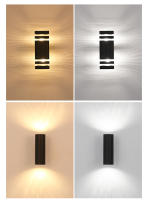 LUCKYLED Luz De Pared Decorativa LED E27 Impermeable Para Exteriores Luz De Entrada Para Escaleras Externas Y Hogar Material Plástico - details 5