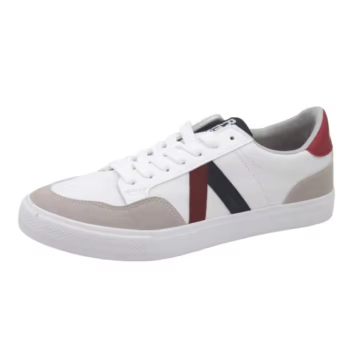 Zapatilla Deportiva Casual Refresh De Tela Para Hombre Color Negro Blanco - 1