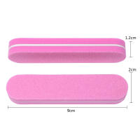 50Pcs Archos De Uñas Mini Colores Mixtos Con Esponja Y 100/180 Grit Doble Cara Bloque De Pulido De Gel Archos De Manicura Para Arte De Uñas - details 3