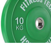 Fitness Tech Disco Bumper Plate Alta Resistencia Discos - details 2